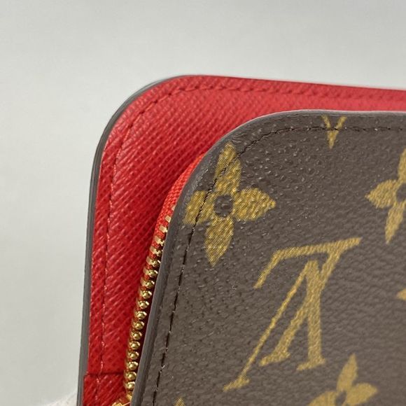 Louis Vuitton Long Wallet Monogram Portefeuille Antholite M60250 Rouge Ladies - Picture 5 of 10